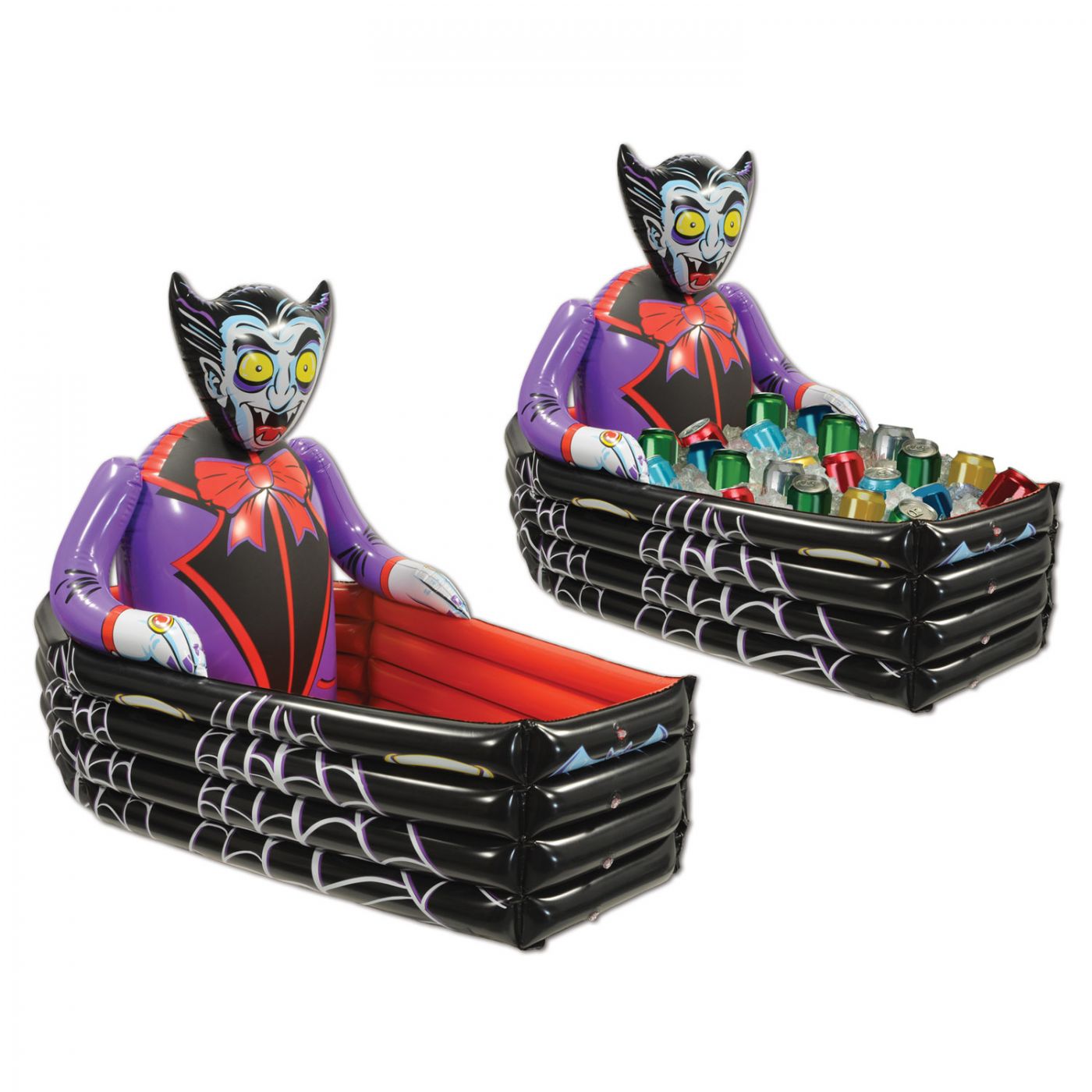 Inflatable Vampire & Coffin Cooler (1) image