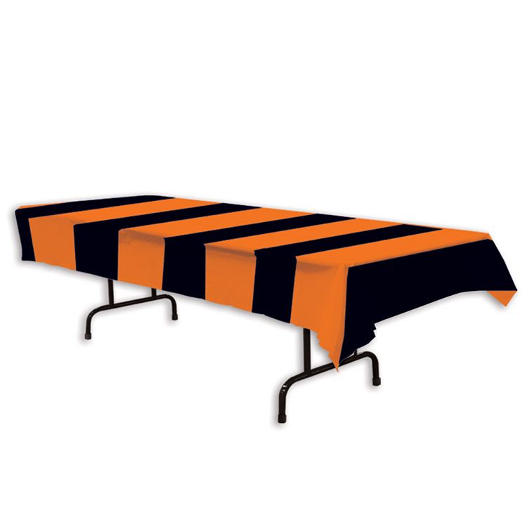 Orange & Black Stripes Tablecover (12) image