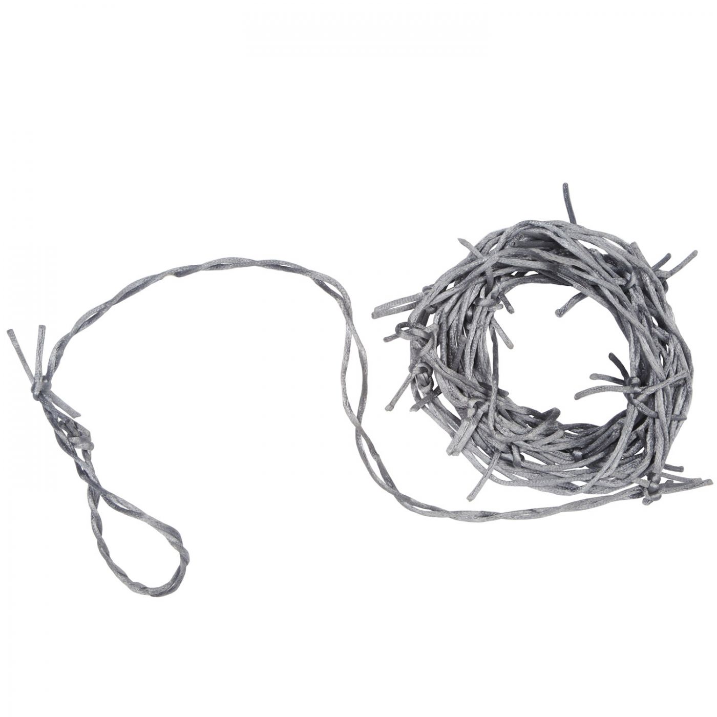 Silver Barbed Wire Garland image