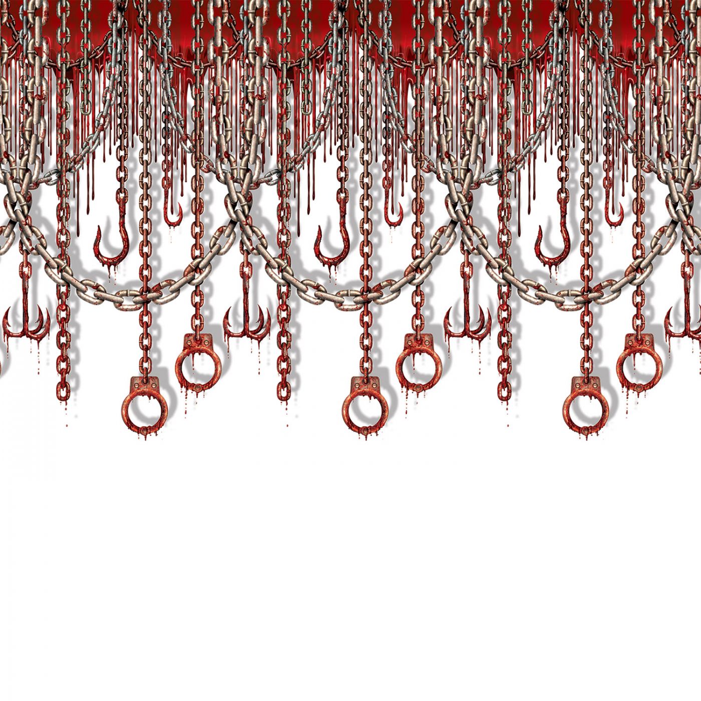 Bloody Chains & Hooks Backdrop (6) image