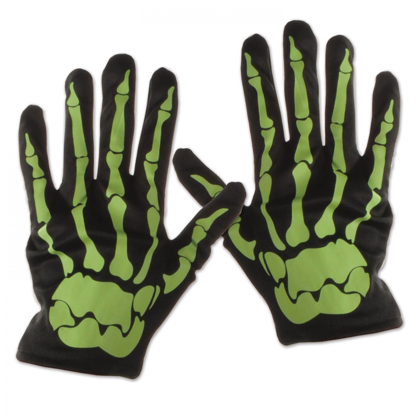 Nite-Glo Skeleton Gloves (12) image