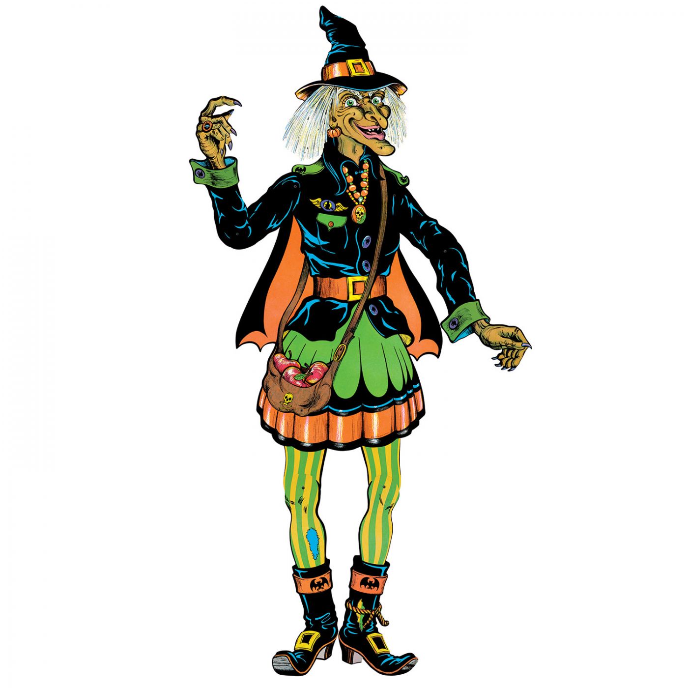 Vintage Halloween Jointed Witch image