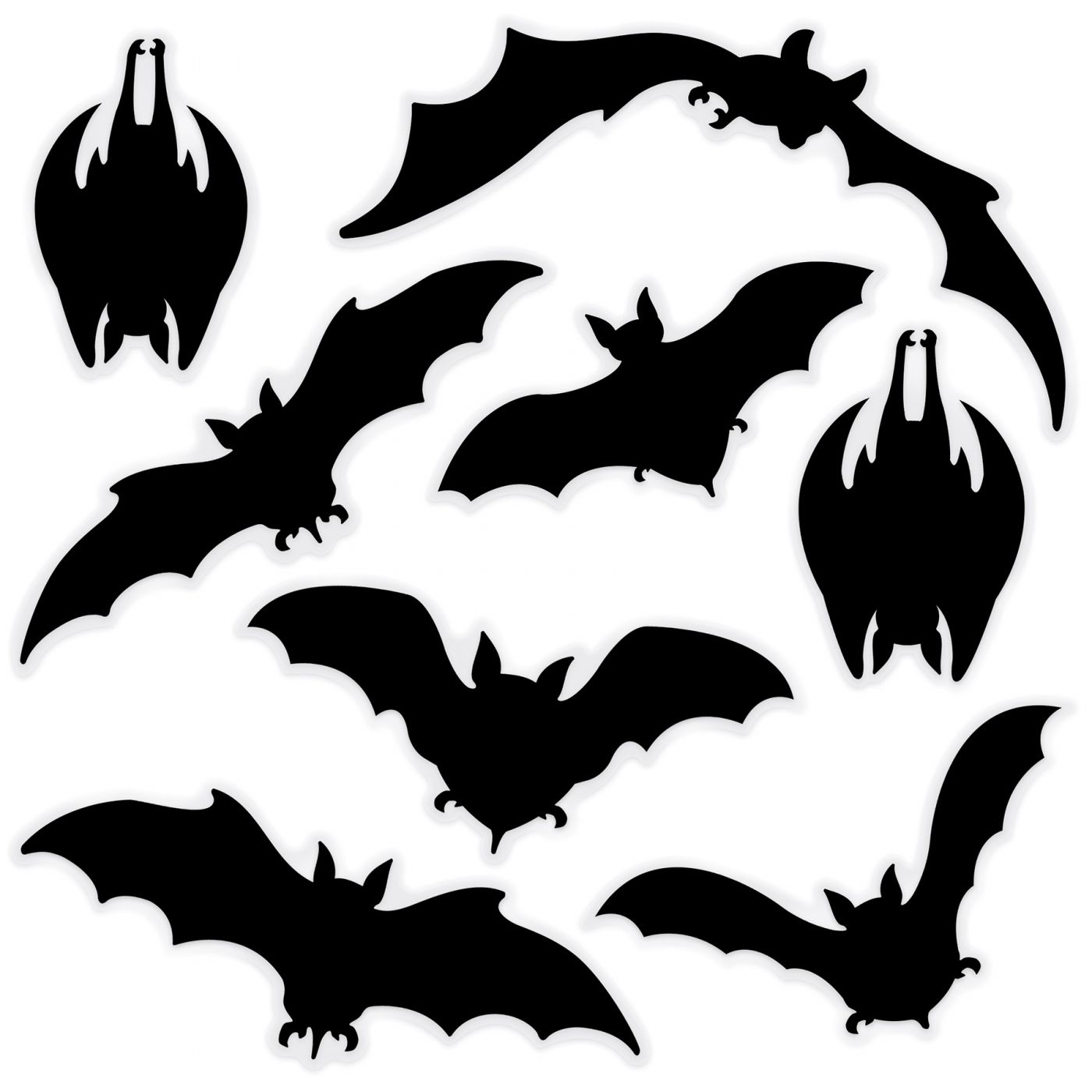 Bat Silhouette Clings (12) image