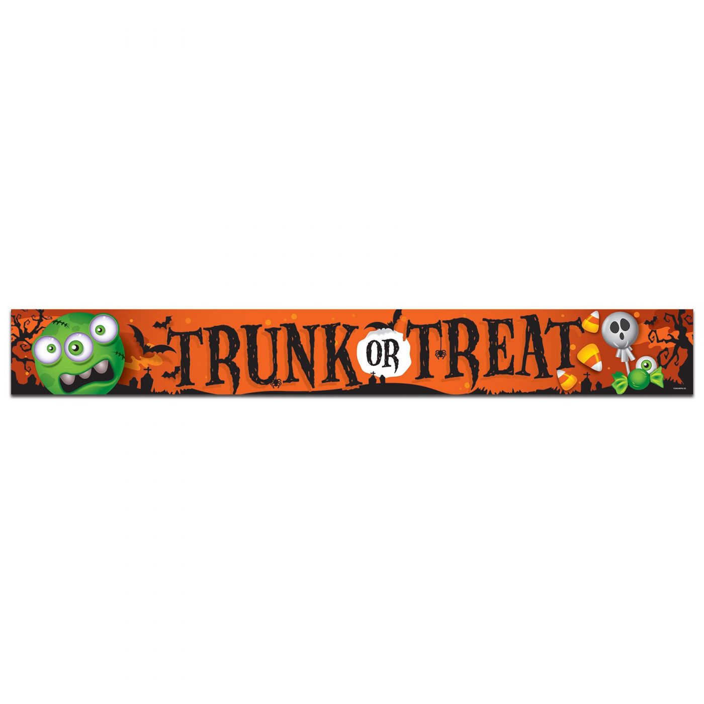 Metallic Trunk or Treat Banner (12) image
