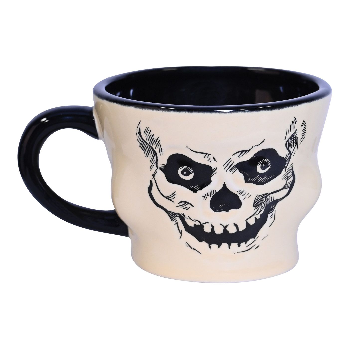 Vintage Halloween Ceramic Skull Mug (6) image