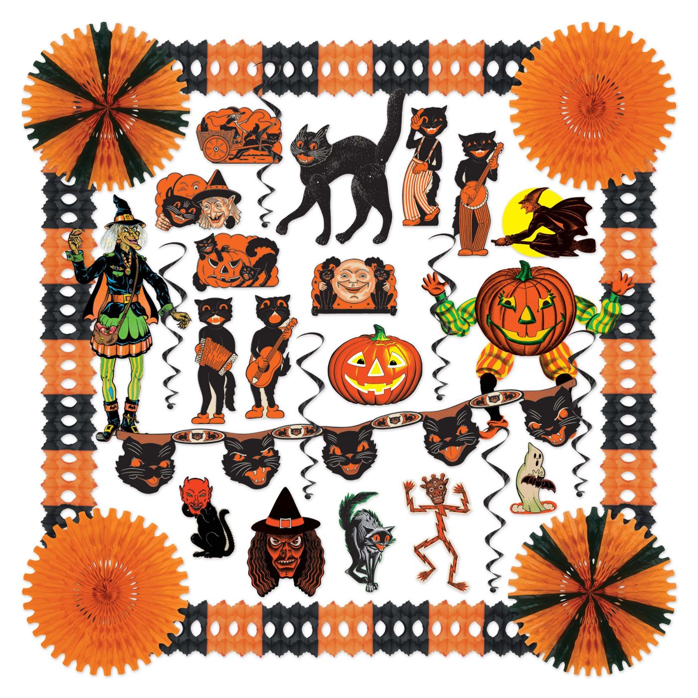 Vintage Halloween Decorating Kit (1) image