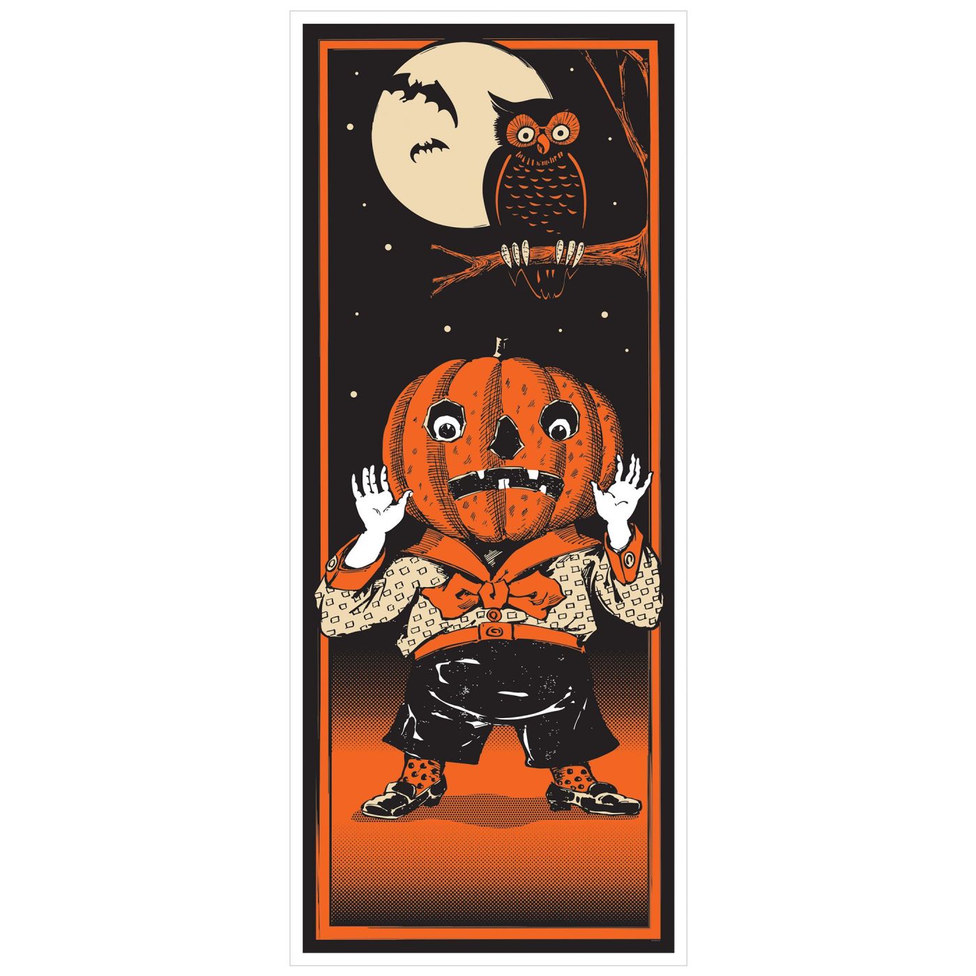 Vintage Halloween Door Cover (12) image