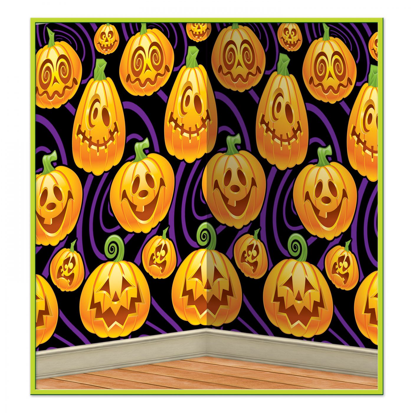 Jack-O-Lantern Backdrop (6) image