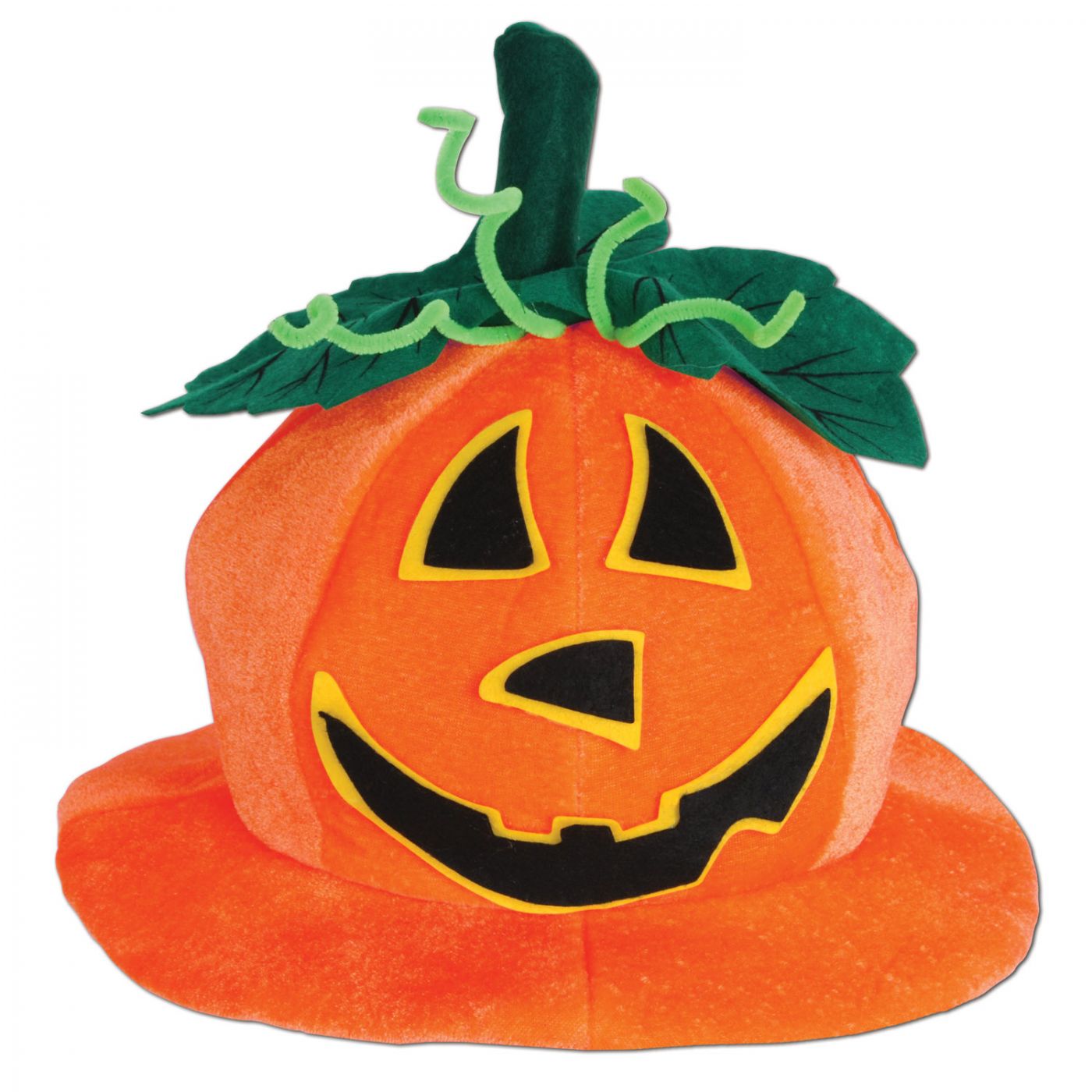Plush Jack-O-Lantern Hat (12) image