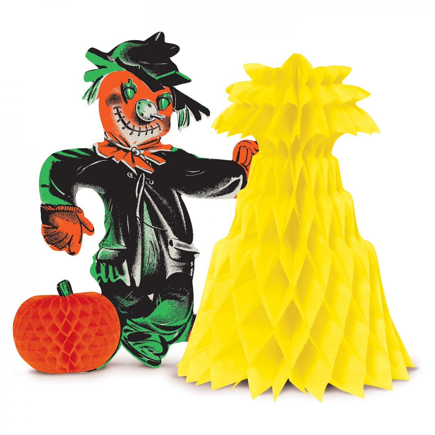 Vintage Halloween Scarecrow Centerpiece image