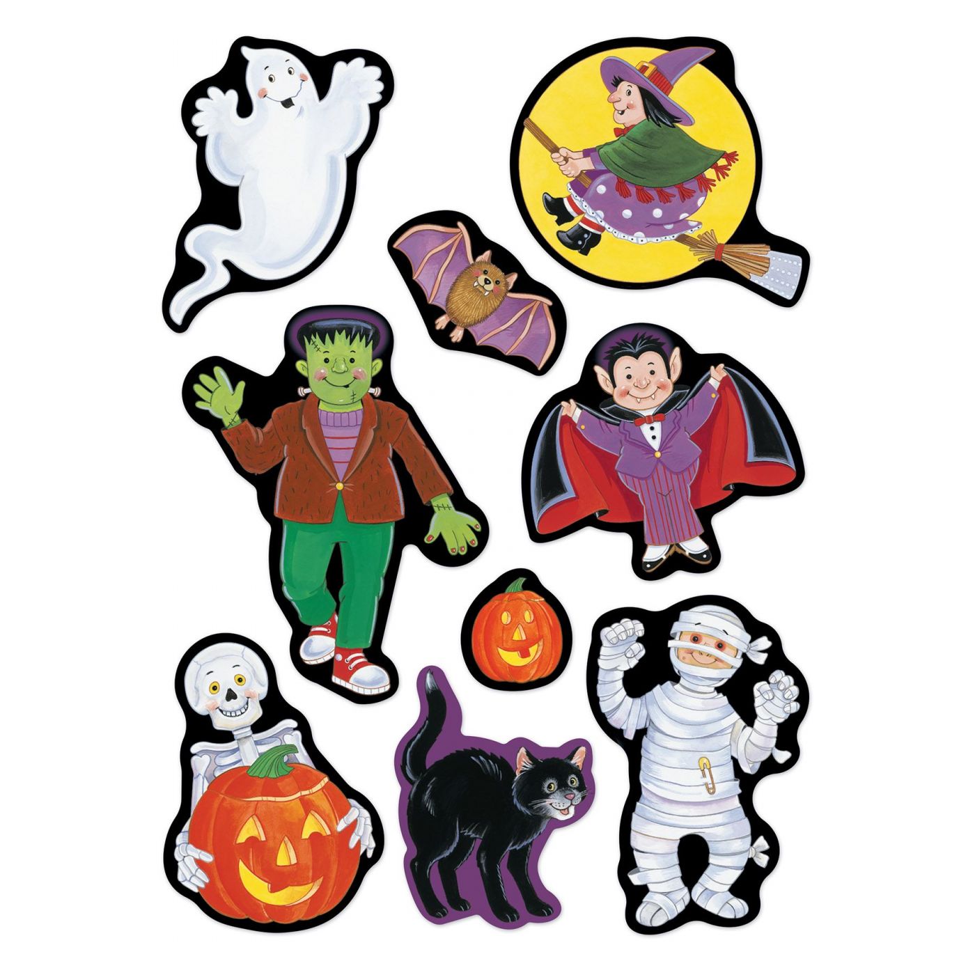 Halloween Character Stickers (12) image