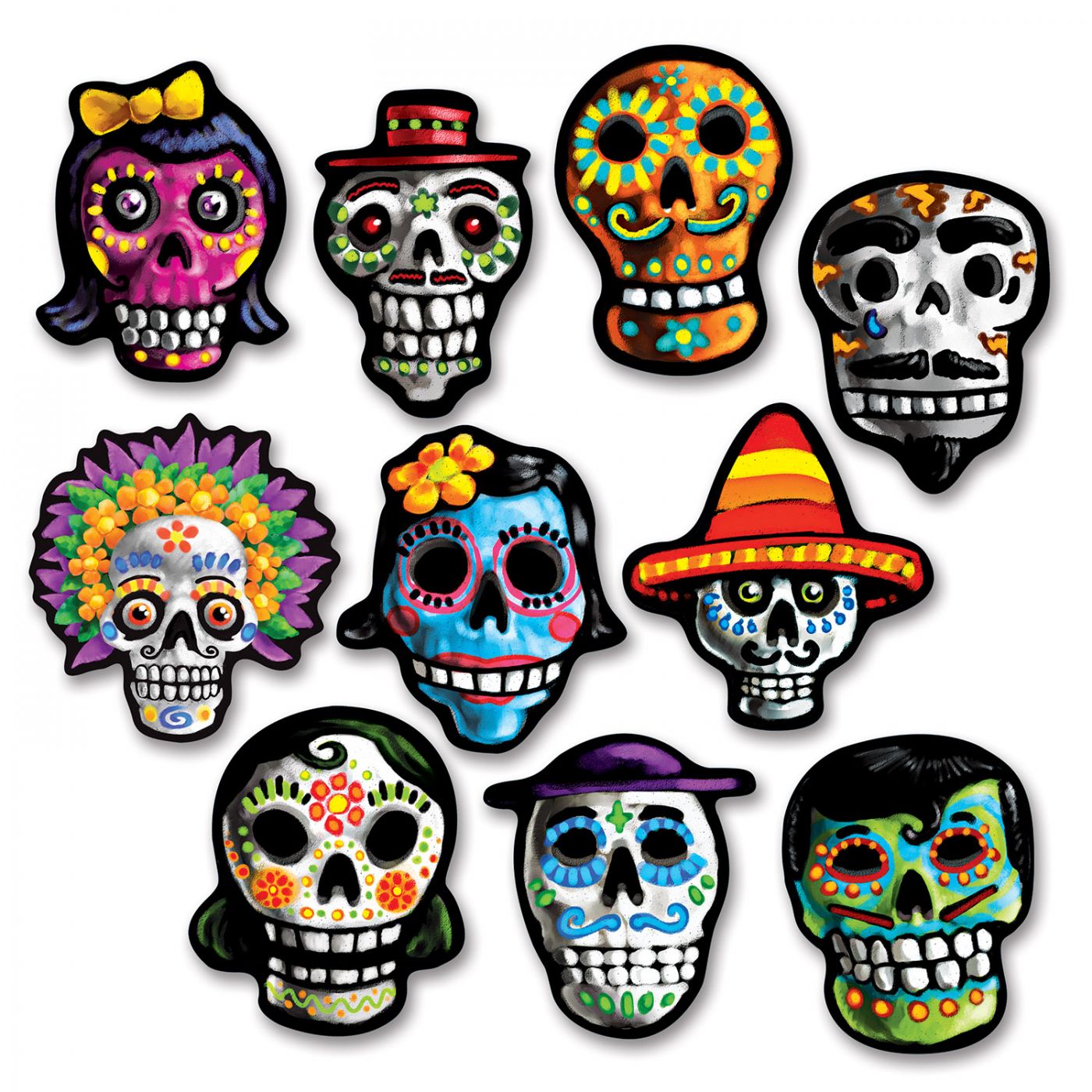 Mini Day of the Dead Cutouts (24) image