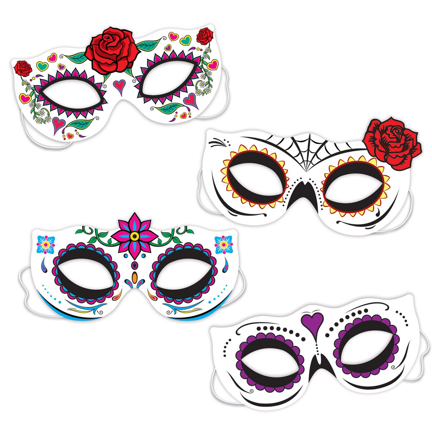 Day of the Dead Half Masks (12) image
