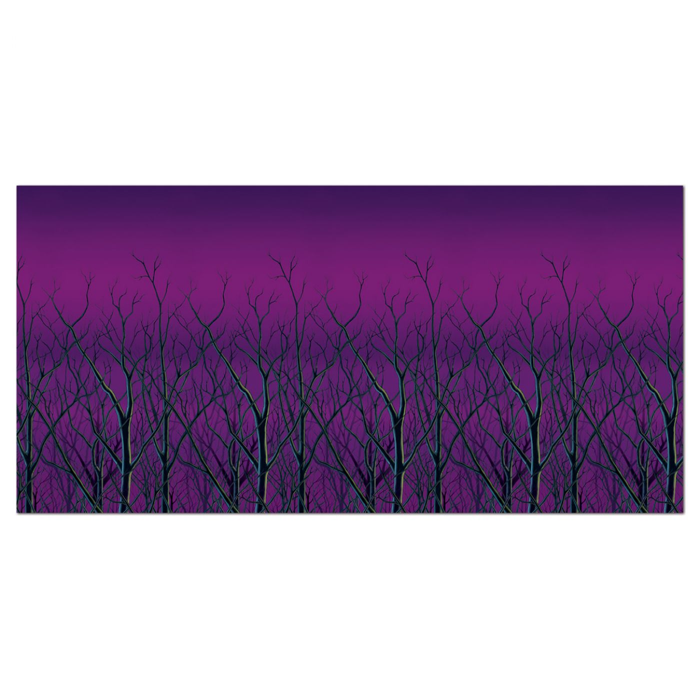 Spooky Forest Treetops Backdrop (6) image