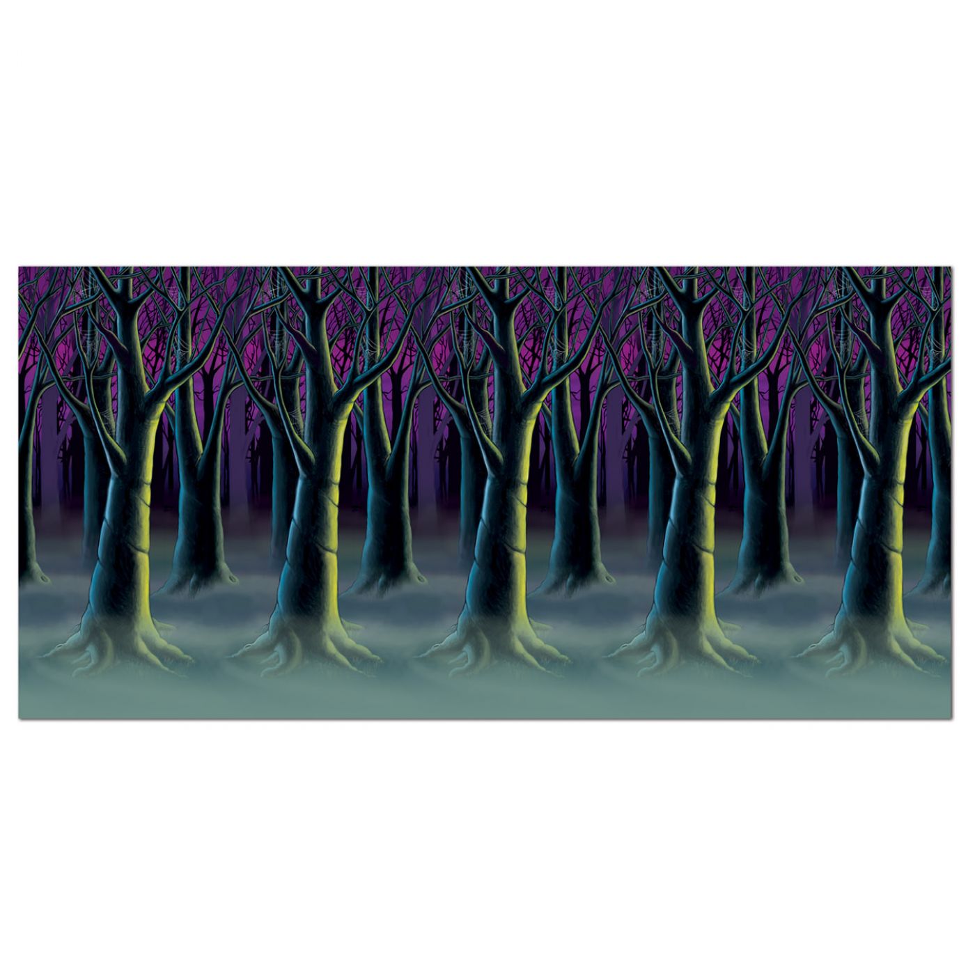 Spooky Forest Trees Backdrop (6) image