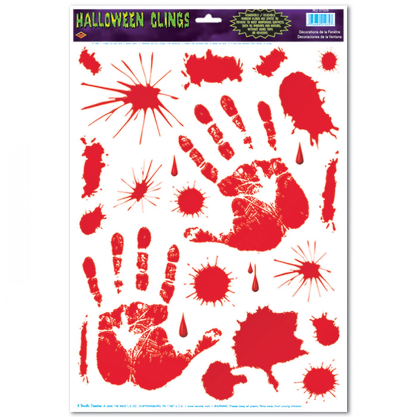 Bloody Handprint Clings (12) image