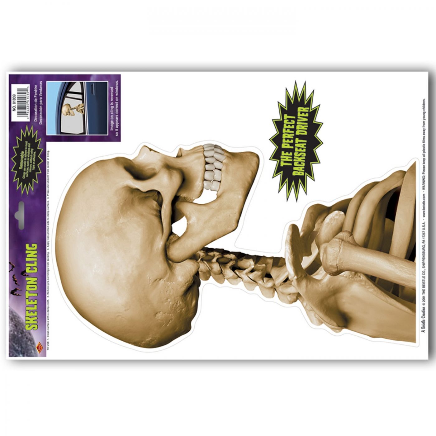 Skeleton Car Cling (12) image