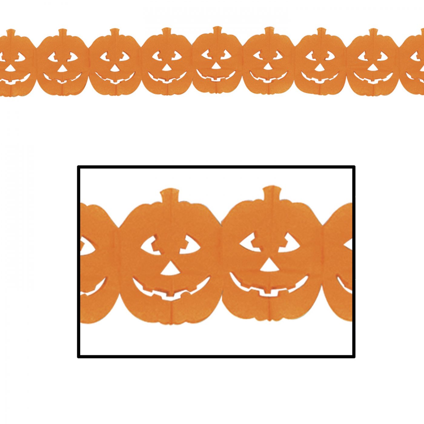 Jack-O-Lantern Garland (12) image