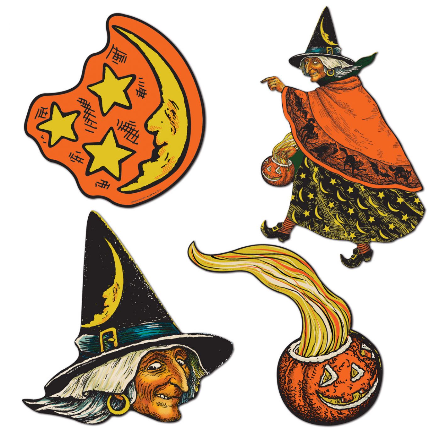Vintage Halloween Cutouts (12) image