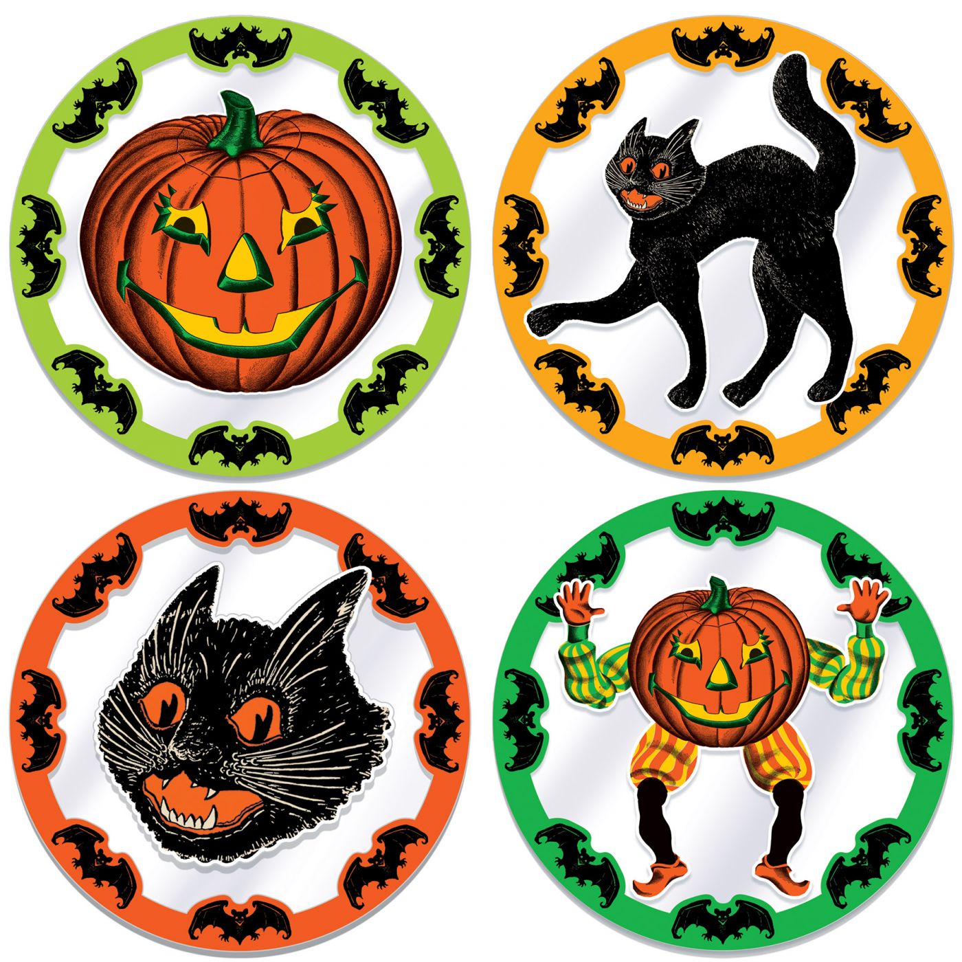 Plastic Vintage Halloween Placemats (12) image