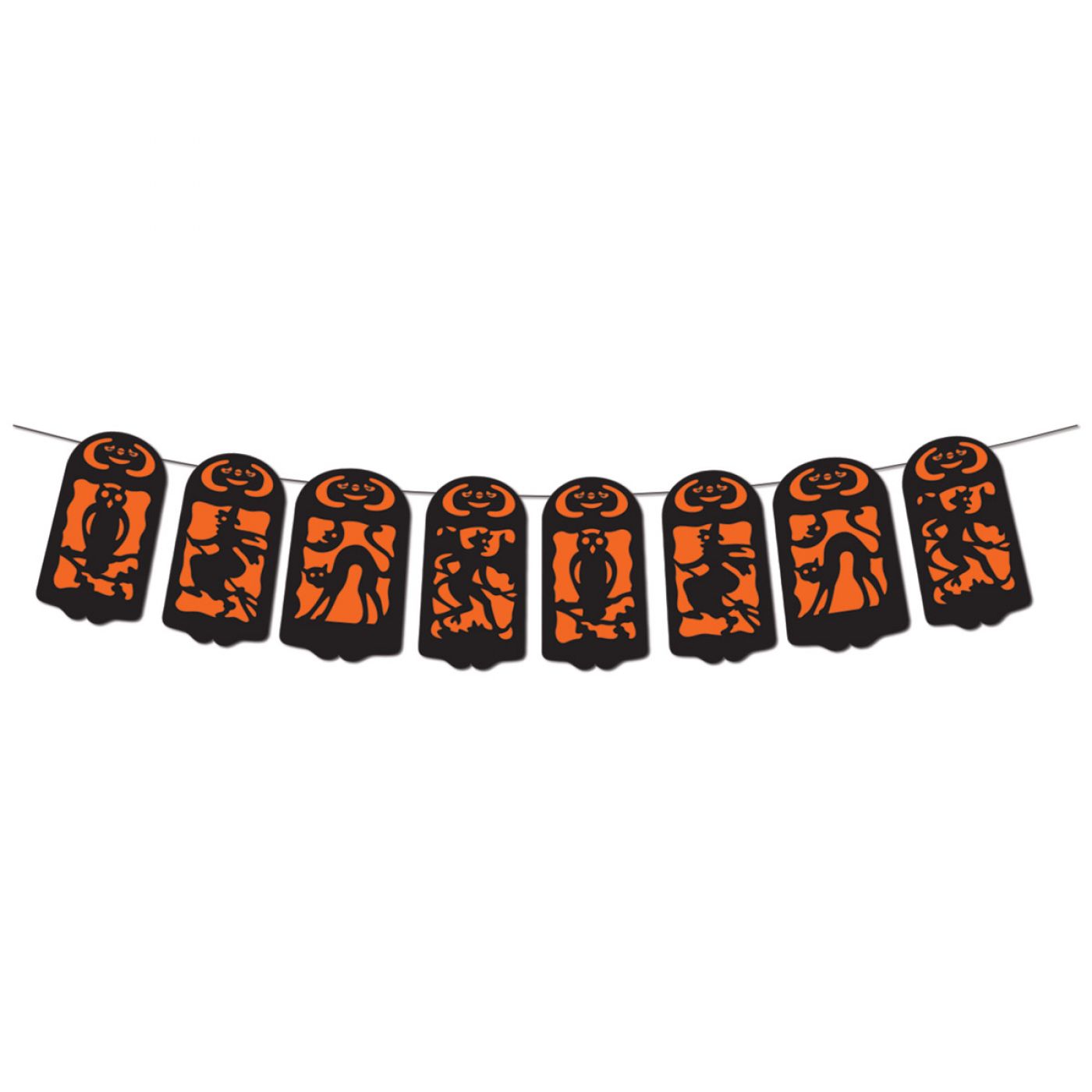 Vintage Halloween String Banner (12) image