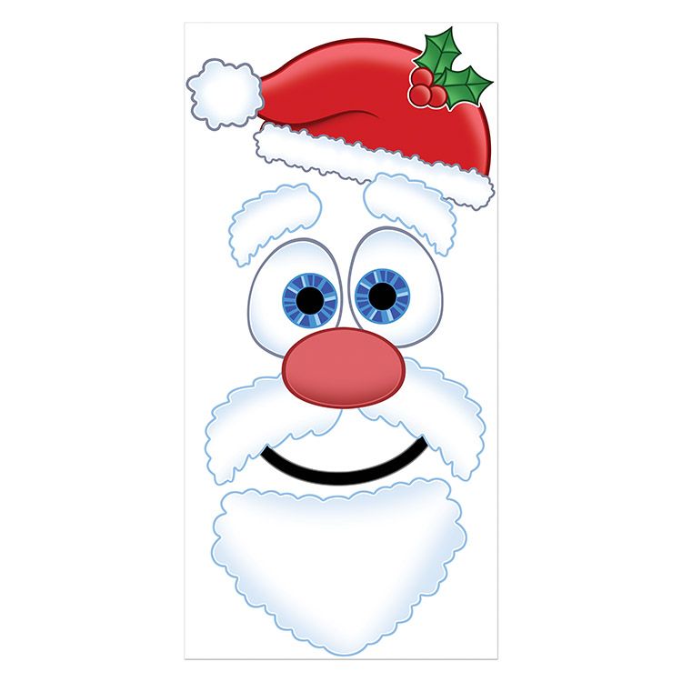 Santa Face Door Cover (12) image