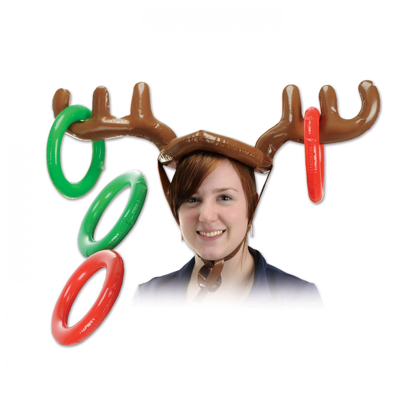 Inflatable Reindeer Ring Toss image