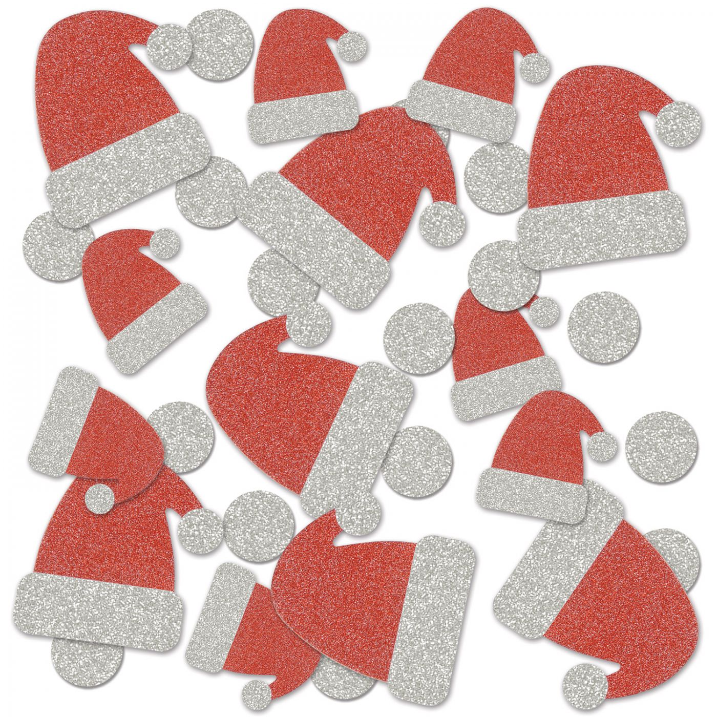 Santa Hat Deluxe Sparkle Confetti (12) image