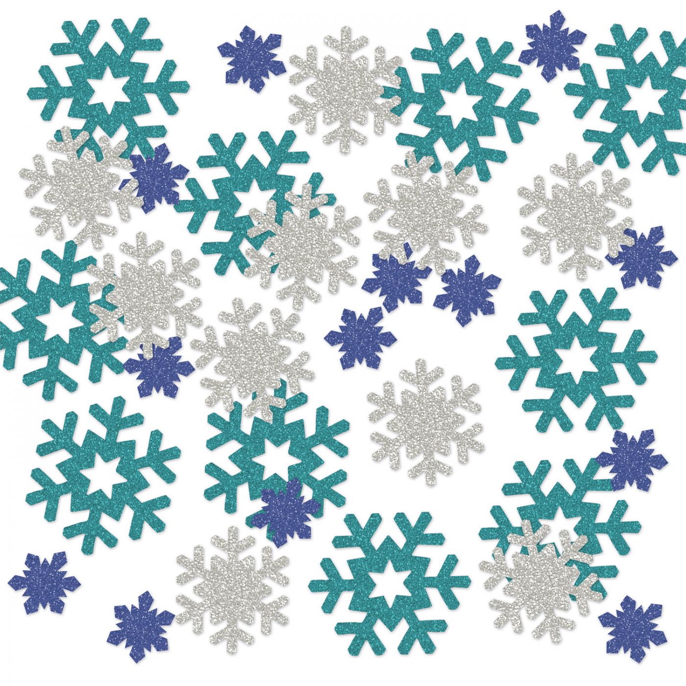 Snowflake Deluxe Sparkle Confetti (12) image
