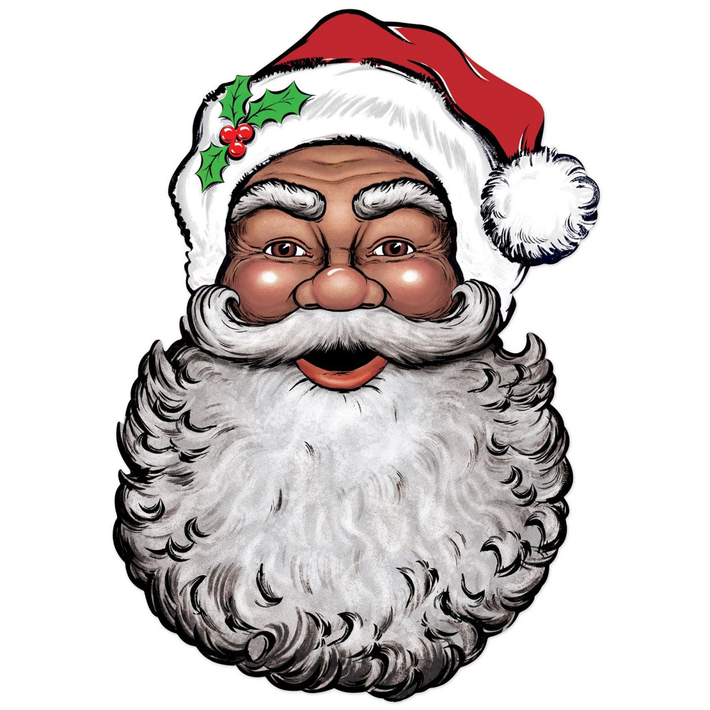 Display Santa Face Cutout (12) image