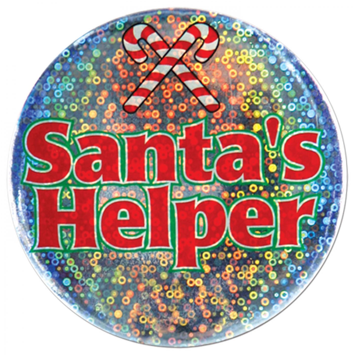 Santa's Helper Button (12) image