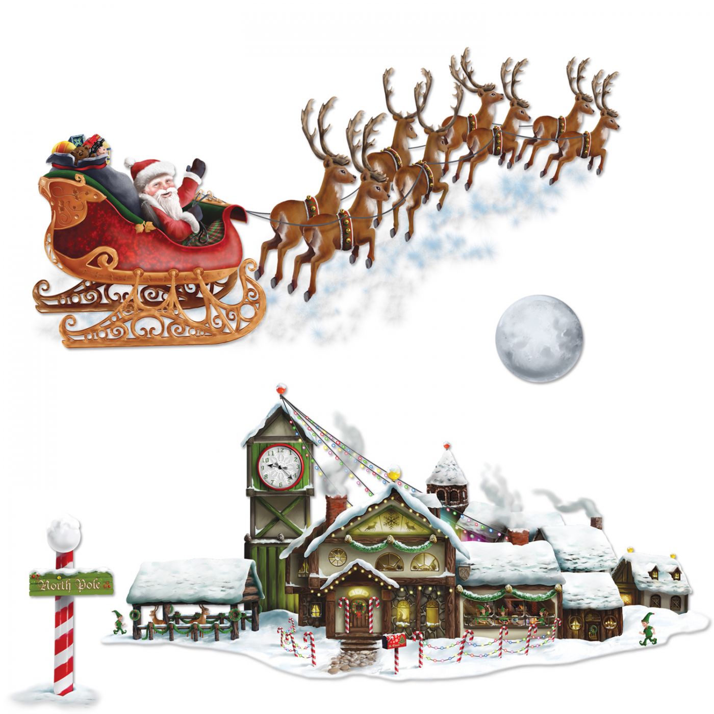 Santa's Sleigh & Workshop Props (12) image