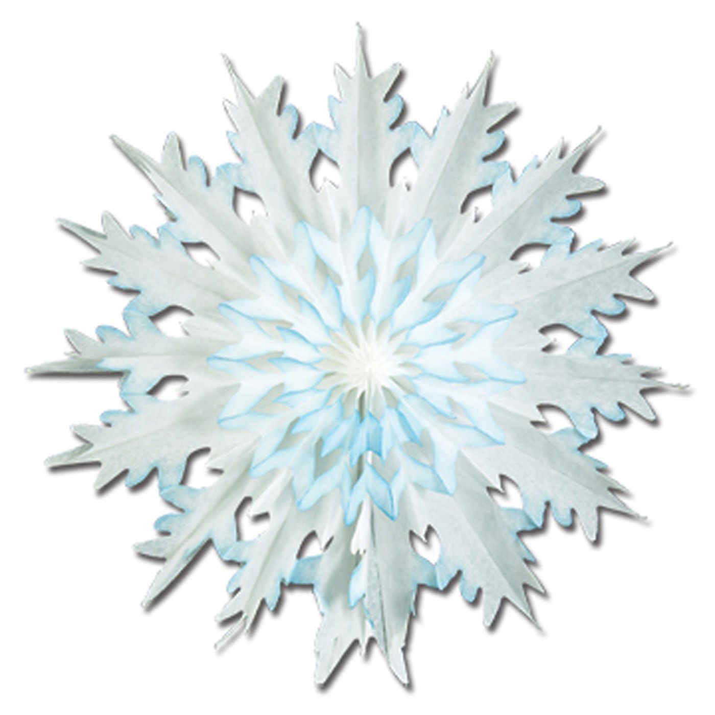 Pkgd Dip-Dyed Snowflakes (12) image