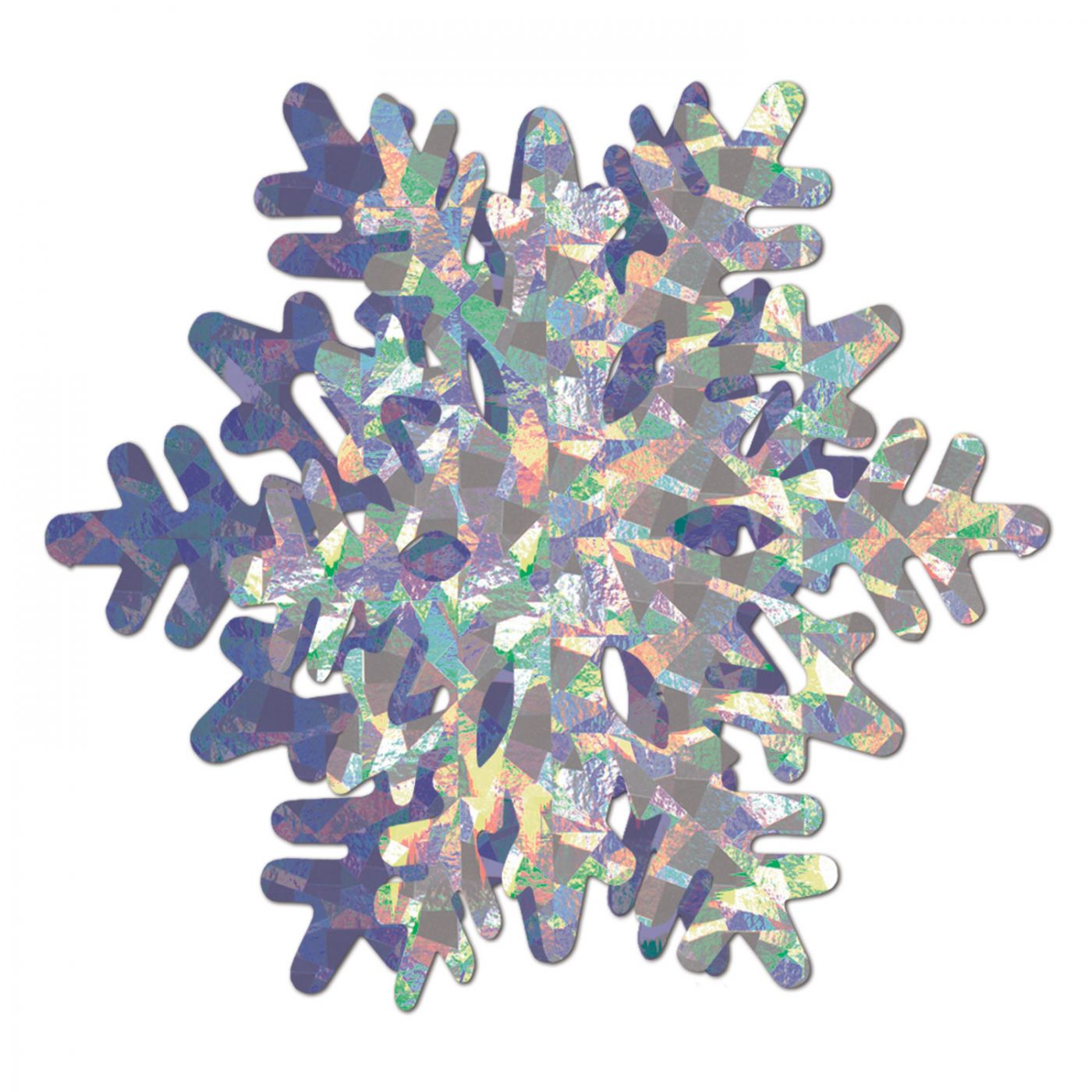 Image of 3-D Prismatic Snowflake Centerpiece (12)