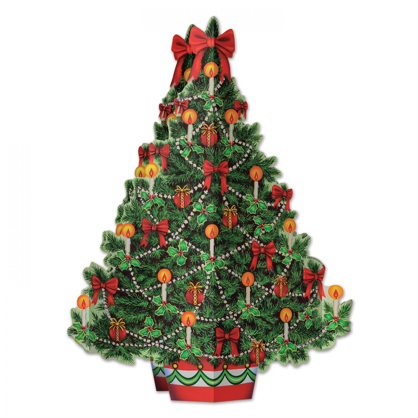 Image of 3-D Christmas Tree Centerpiece