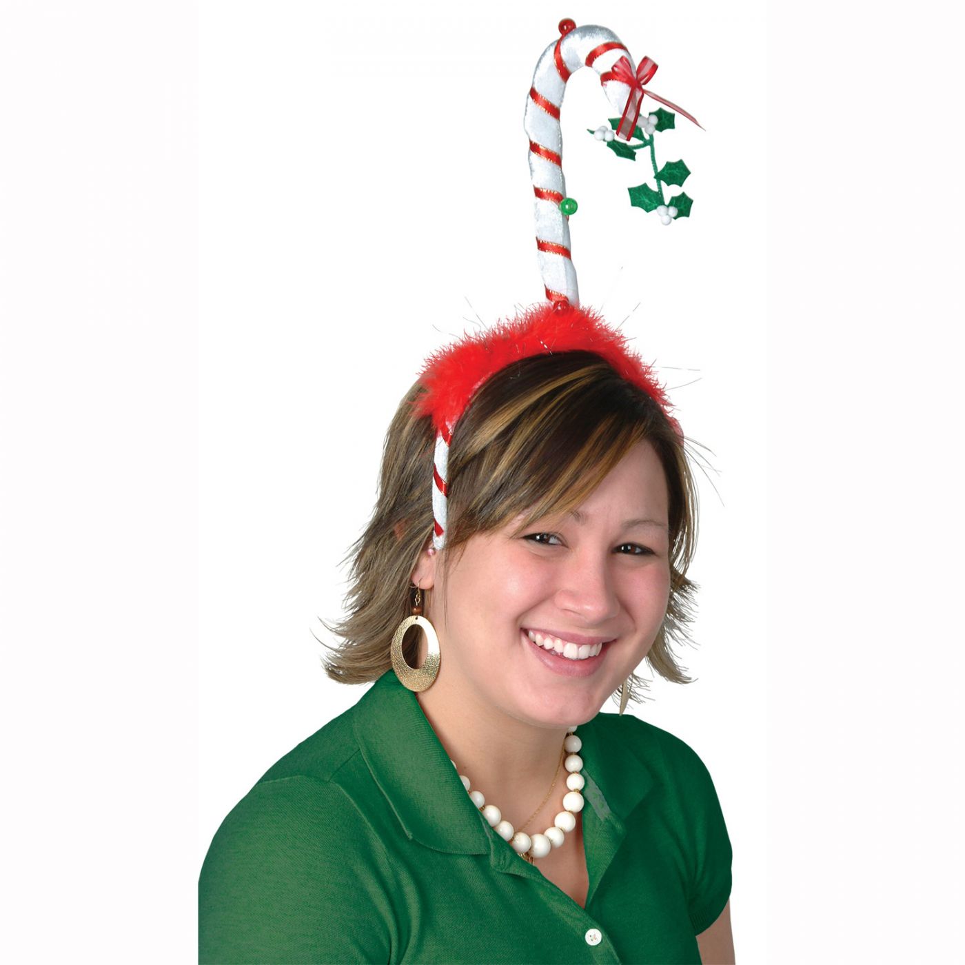 Mistletoe Candy Cane Bopper (12) image