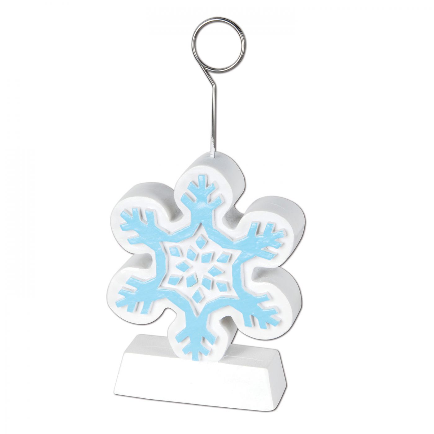 Snowflake Photo/Balloon Holder (6) image