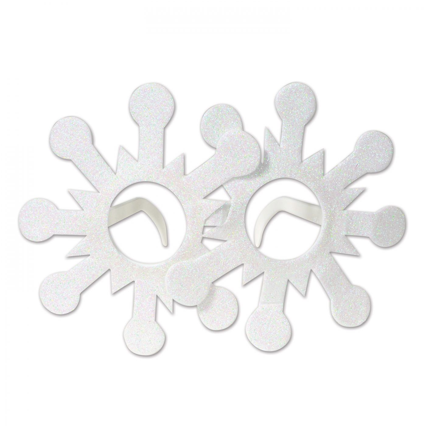 Glittered Snowflake Glasses (12) image