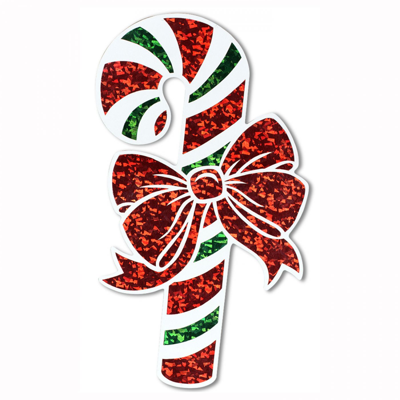 Prismatic Candy Cane Cutout (12) image