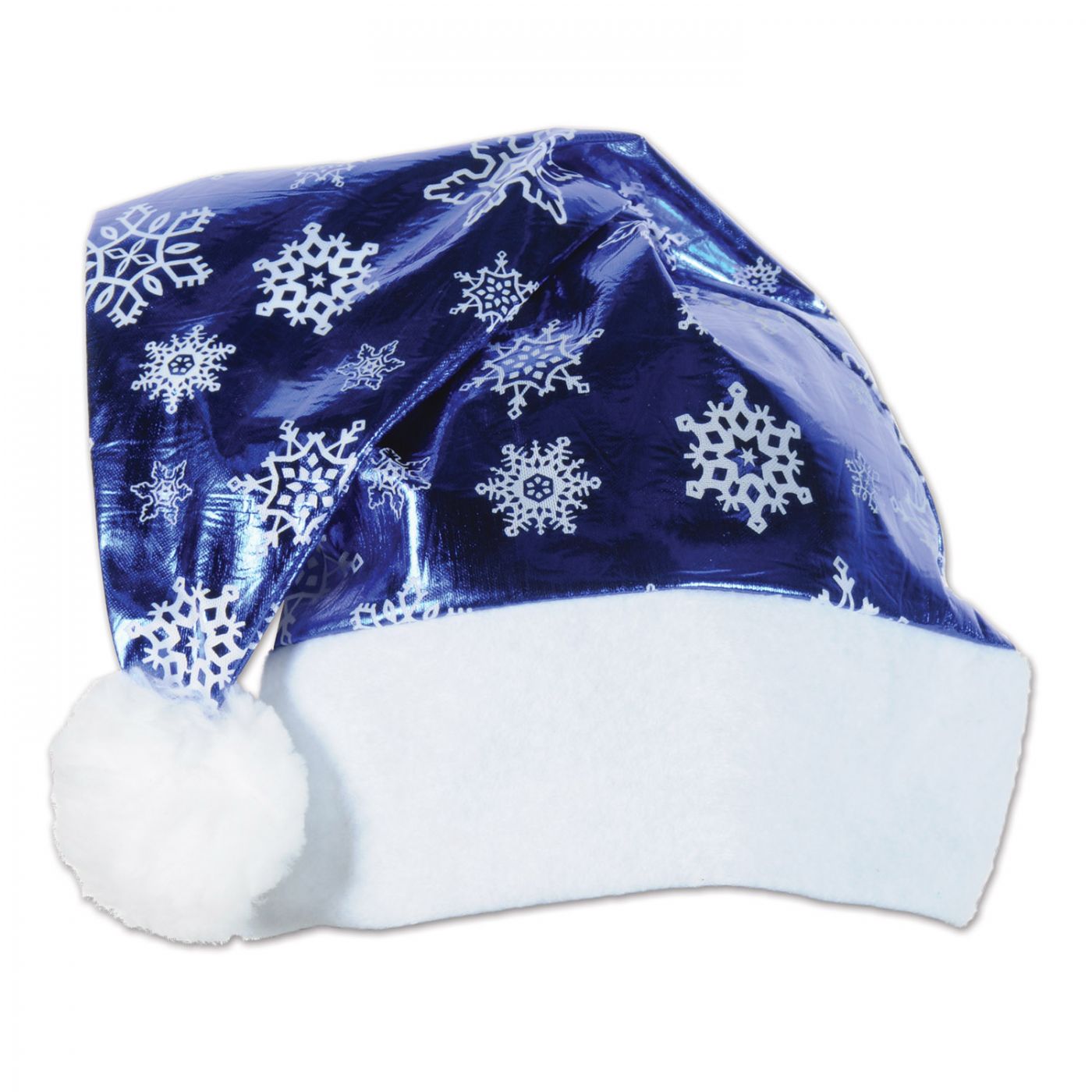 Metallic Blue Santa Hat (12) image