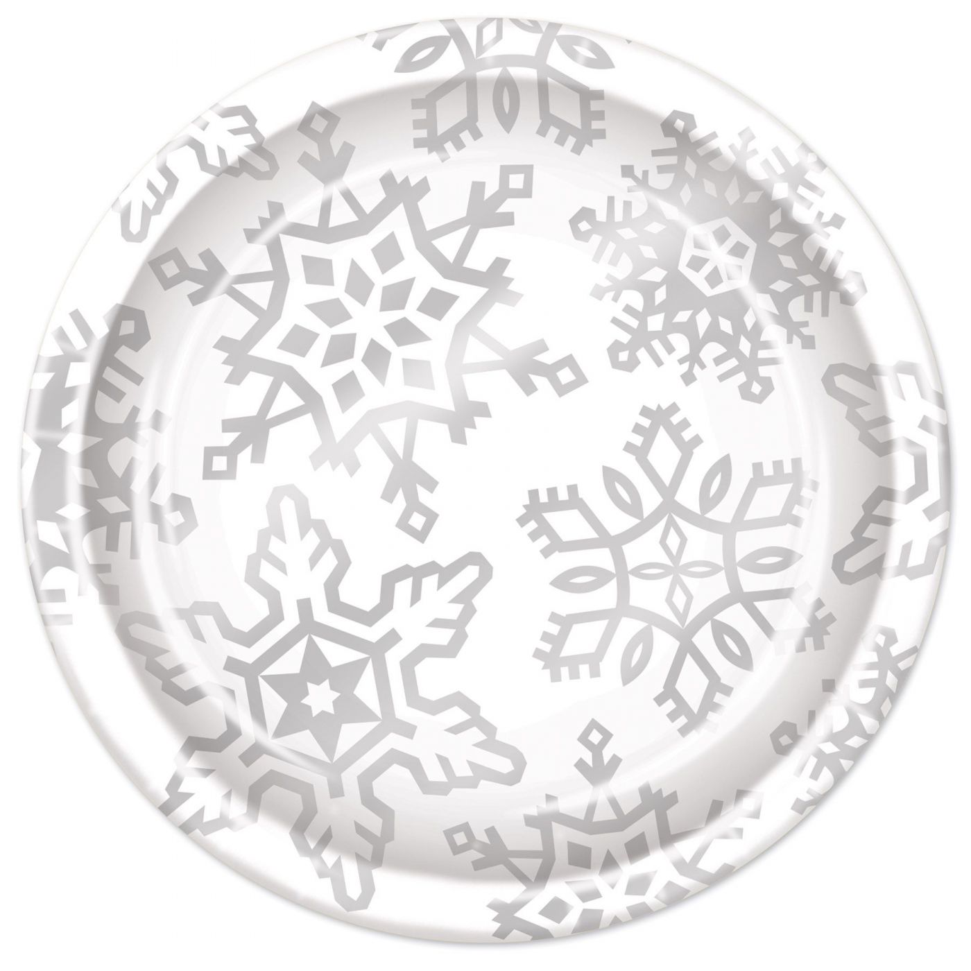 Snowflake Plates (12) image