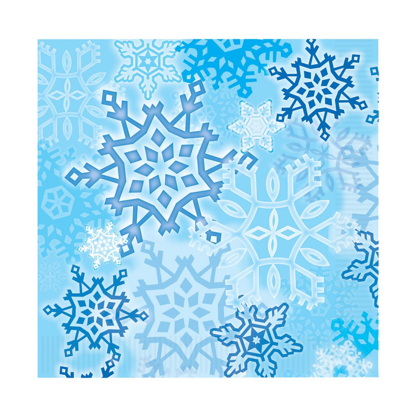 Snowflake Luncheon Napkins (12) image