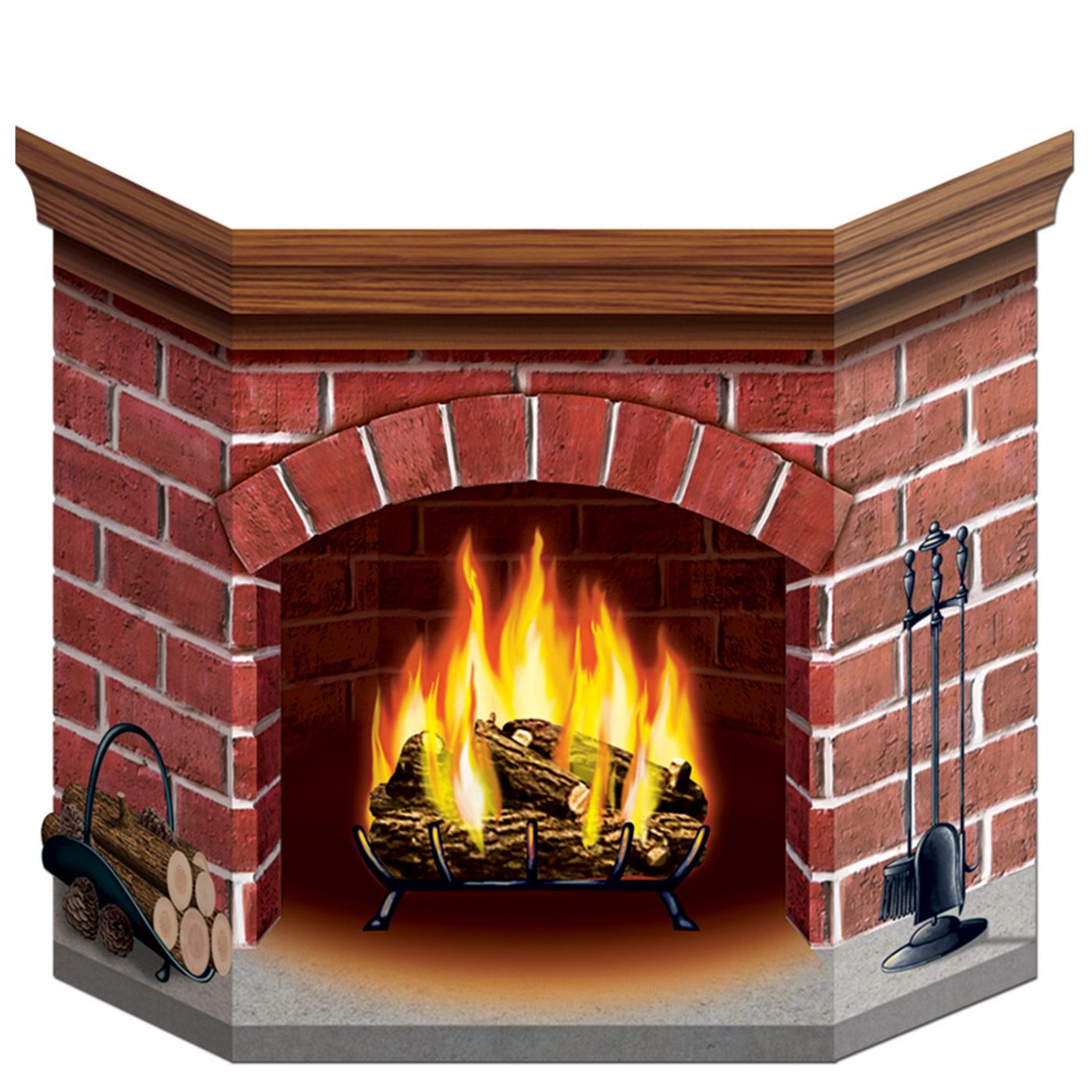 Brick Fireplace Stand-Up (6) image