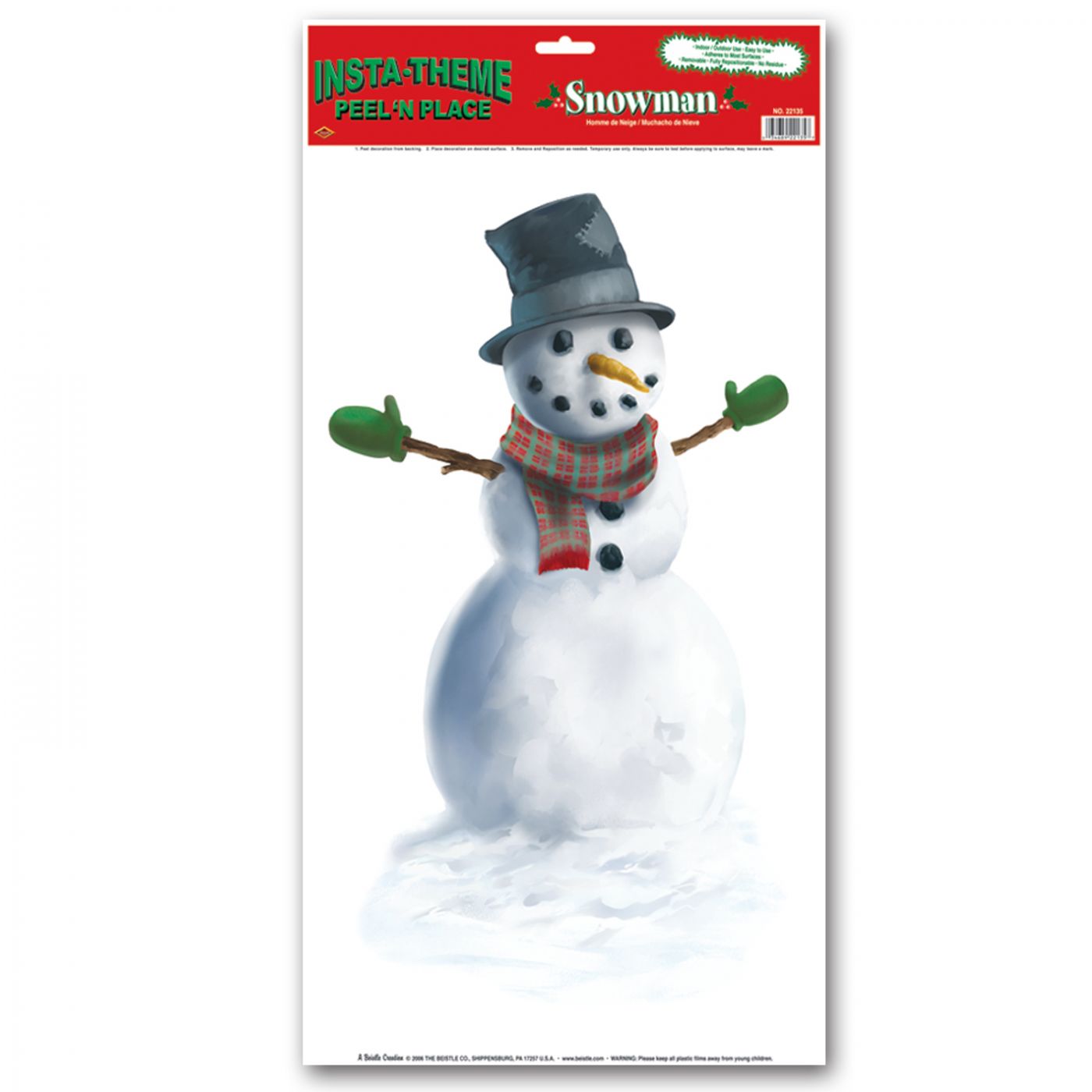 Snowman Peel 'N Place (12) image