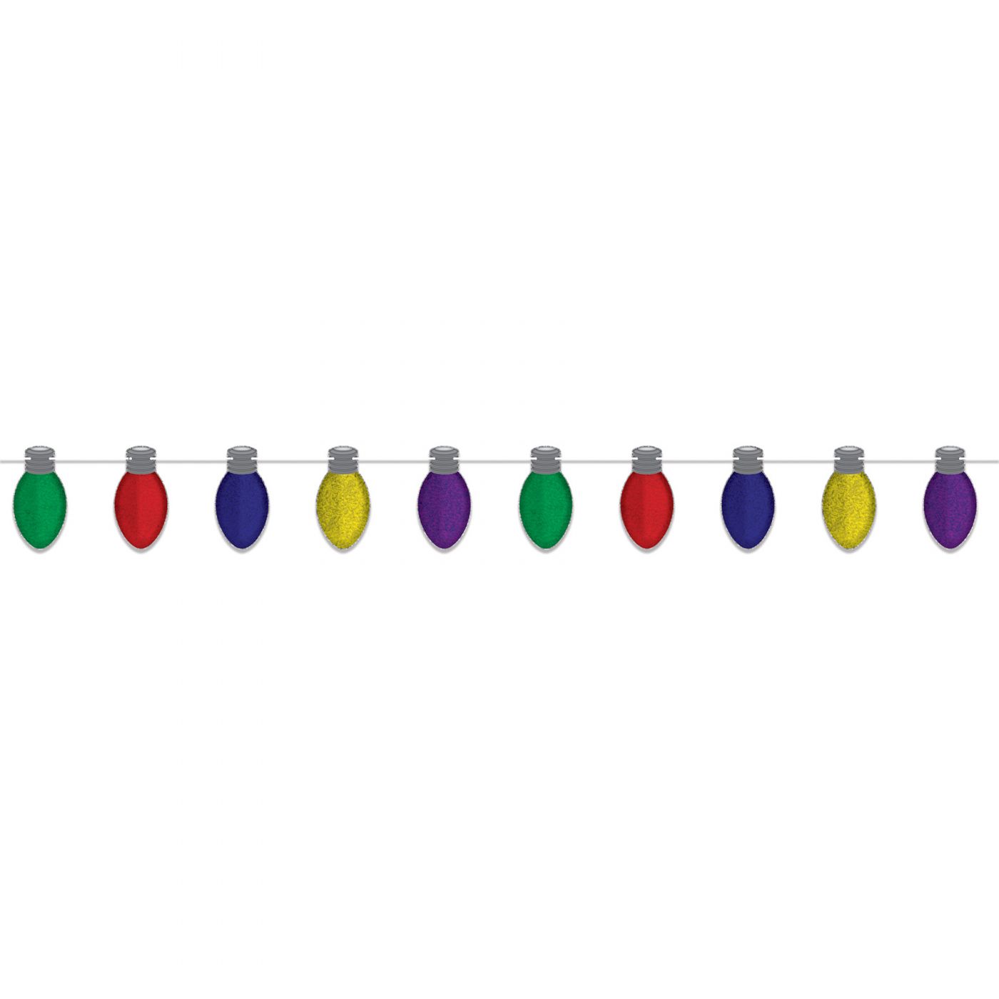 Christmas Light Bulb Streamer (12) image