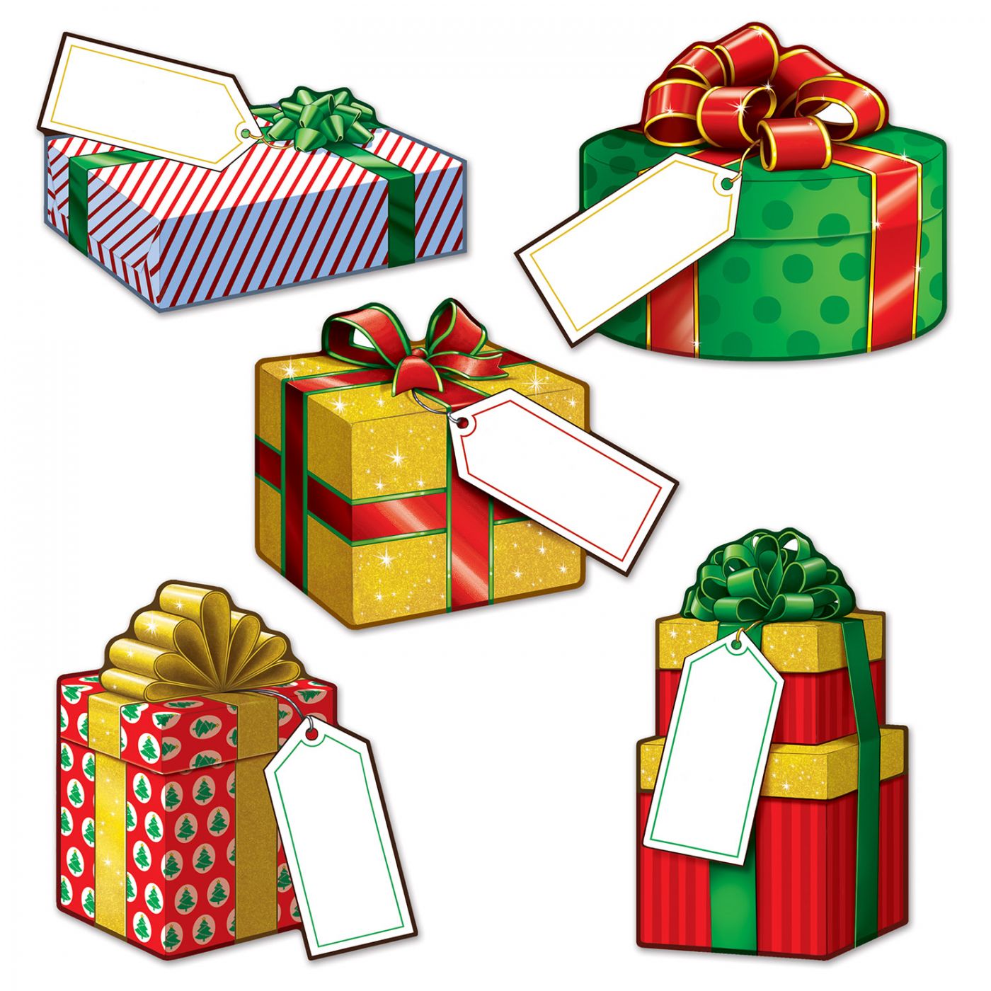 Mini Christmas Gift Cutouts (24) image