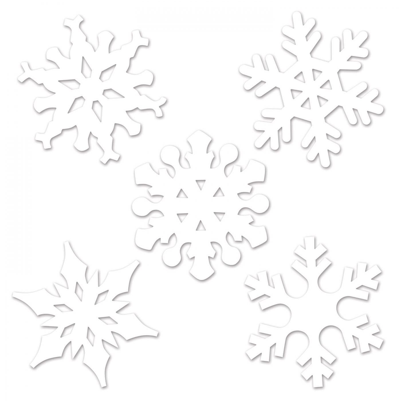 Mini Snowflake Cutouts (24) image