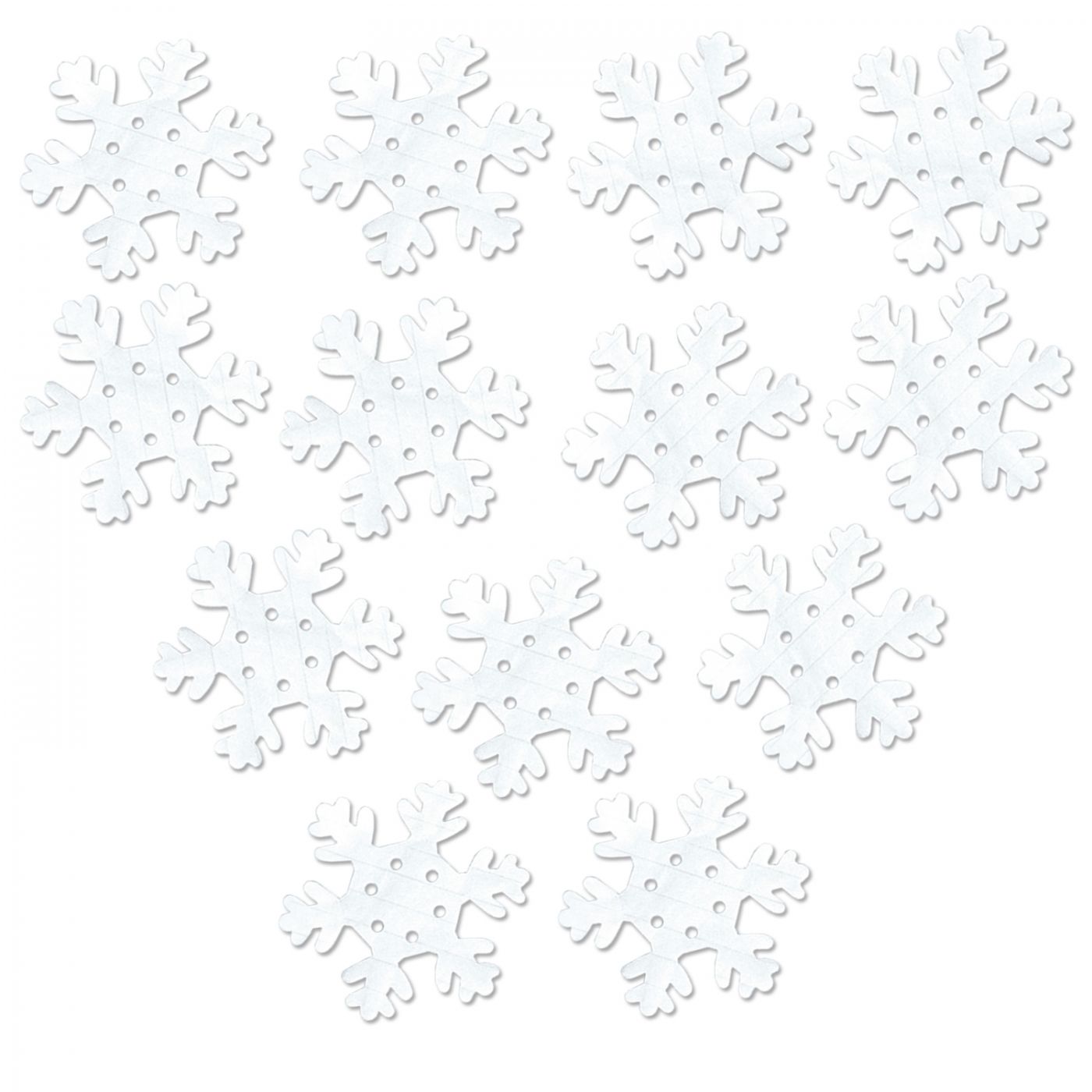 FR White Tissue Snowflakes (24) image