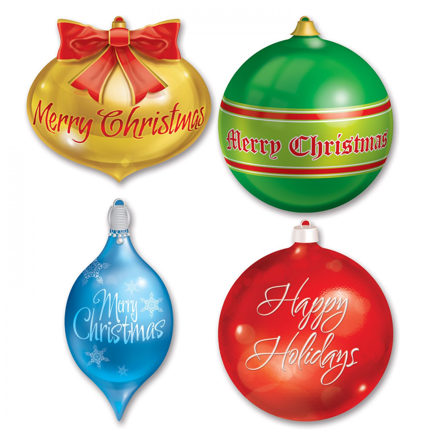 Christmas Ornament Cutouts (12) image