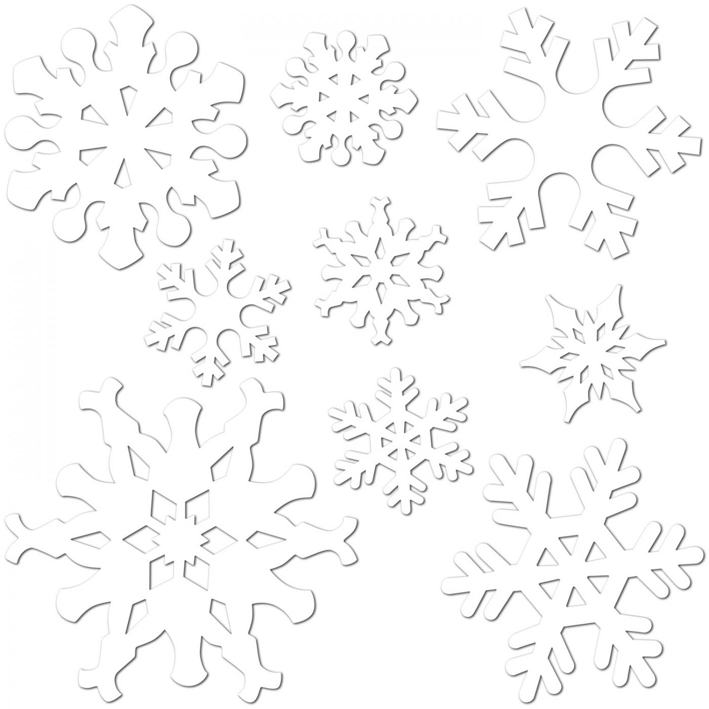 Snowflake Cutouts (24) image